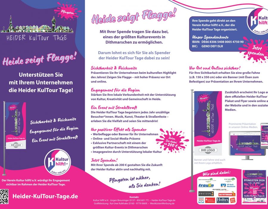 Flagge zeigen für Kultur